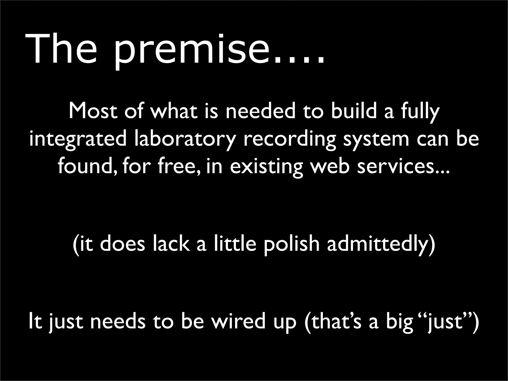 The lab that was born on the web