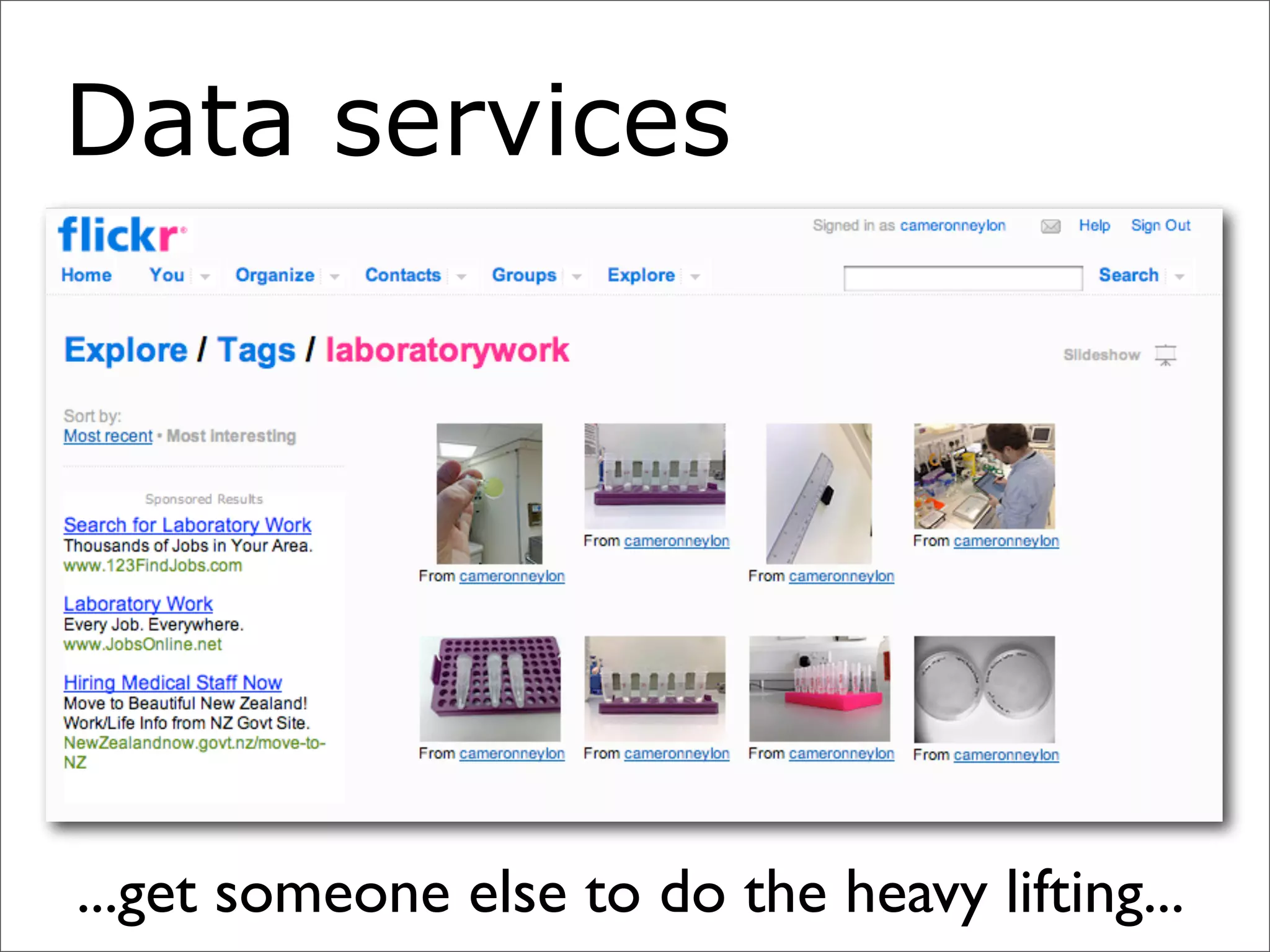 The lab that was born on the web