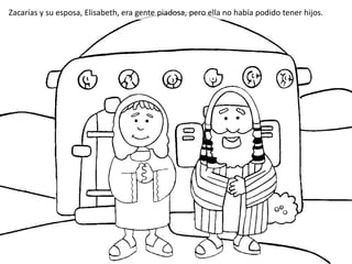El Nacimiento De Juan Libro Para Colorear