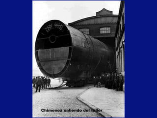 Chimenea saliendo del taller 