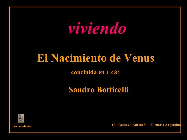 El Nacimiento De Venus