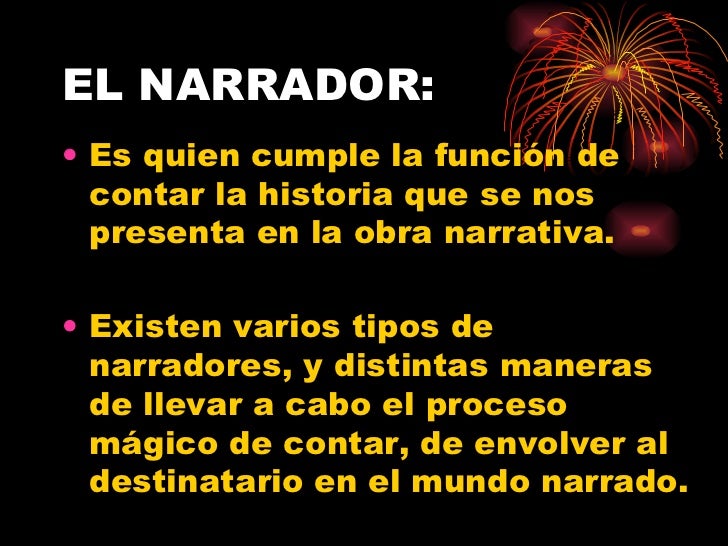 El Narrador Y Los Estilos Narrativos