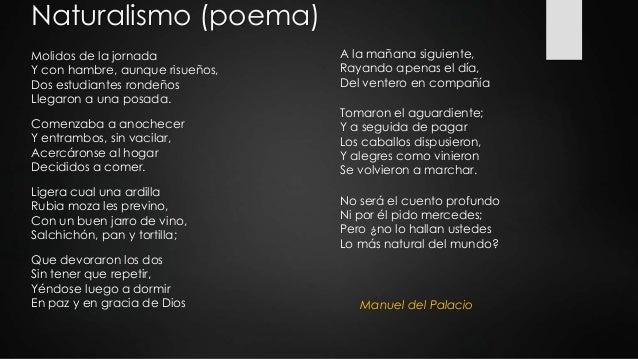 El naturalismo
