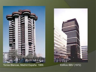 Torres Blancas, Madrid España 1969. Edificio BBV (1972)
 