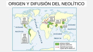 ORIGEN Y DIFUSIÓN DEL NEOLÍTICO