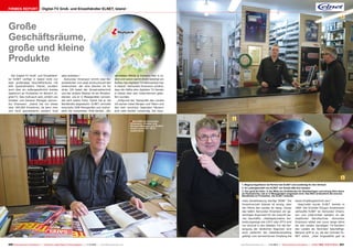 Firmen Report

Digital-TV Groß- und Einzelhändler ELNET, Island
2

Große
Geschäftsräume,
große und kleine
Produkte
Der Digital-TV Groß- und Einzelhändler ELNET verfügt in Island nicht nur
über großzügige Geschäftsräume mit
600 Quadratmetern Fläche, sondern
auch über ein außergewöhnlich breites
Spektrum an Produkten im Bereich Digital-TV. Das muß auch sein, erklärt uns
Inhaber und General Manager Asmundur Einarsson: „Island hat nur etwas
über 300.000 Einwohner, da kann man
sich nicht spezialisieren sondern muß

ë

alles anbieten.“
Asmundur Einarsson nimmt zwei Koaxialstecker und zeigt eindrucksvoll den
Unterschied: der eine Stecker ist für
dicke 7/8 Kabel der Broadcasttechnik
und der andere Stecker ist ein Miniaturstecker, wie er in Messgeräten verwendet wird (siehe Foto). Damit hat er die
Bandbreite abgesteckt: ELNET vertreibt
einerseits DVB-Messgeräte und andrerseits die kompletten DVB-Sender. „Wir

Reykjavik

vertreteen Rohde & Schwarz hier in Island und waren damit direkt beteiligt am
Aufbau des digitalen TV-Netzwerkes hier
in Island.“ Asmundur Einarsson schätzt,
dass die Hälfte aller digitalen TV-Sender
in Island über sein Unternehmen geliefert wurden.
„Aufgrund der Topografie des Landes
mit seinen vielen Bergen und Tälern und
den weit verstreut liegenden Häusern
sind viele Sender notwendig. Die maxi-

■ Seit 2000 ist Asmundur

1

Einarsson, Inhaber und
General Manager von ELNET,
treuer Leser der TELEaudiovision.

3
1. Magnus Eyjolfsson ist Partner bei ELNET und zuständig für den Verkauf.
2. Im Ladengeschäft von ELNET: ein Kunde läßt sich beraten.
3. Von groß bis klein: in der Mitte ein Großstecker für Sendeanlagen und winzig klein davor
ein Koaxstecker, wie er in Messgeräten eingesetzt wird. Das Bild verdeutlicht die enorme
Bandbreite an Produkten, die ELNET anbietet.

male Sendeleistung beträgt 500W.“ Die
Einwohnerzahl Islands ist winzig, aber
die Fläche des Landes ist riesig. Genau
das liefert Asmundur Einarsson ein gewichtiges Argument für die Zukunft seines Geschäfts: „Kabelgebundene Verbreitungswege wie CATV oder IPTV sind
nur sinnvoll in den Städten. Für die Versorgung der ländlichen Regionen wird
auch weiterhin der Satellitenempfang
gefolgt vom terrestrischen Empfang die
206 TELE-audiovision International — The World‘s Largest Digital TV Trade Magazine — 1
1-12/2013 — www.TELE-audiovision.com

beste Empfangstechnik sein.“
Gegründet wurde ELNET bereits in
1984. Der Gründer Örlygur Jonatansson
verkaufte ELNET an Asmundur Einarsson und unterrichtet seitdem an der
staatlichen Berufsschule. Asmundur
Einarsson selbst war zuvor lange Jahre
bei den beiden damaligen TV-Sendern
des Landes als Techniker beschäftigt.
Beherzt griff er zu, als der Gründer ELNET anbot. „Zwei Angestellte gab es

www.TELE-audiovision.com — 1
1-12/2013 — TELE-audiovision International — 全球发行量最大的数字电视杂志

207

 