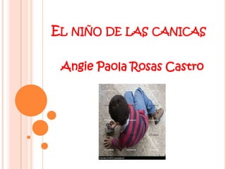 EL NIÑO DE LAS CANICAS
Angie Paola Rosas Castro
 