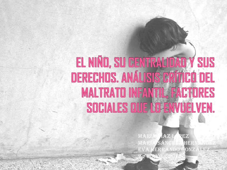 El niño, su centralidad y sus derechos. análisis crítico 