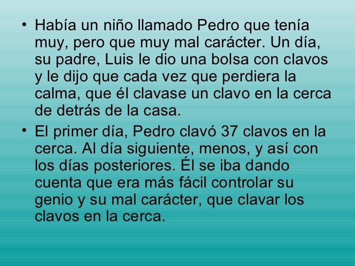 El niño y los clavos