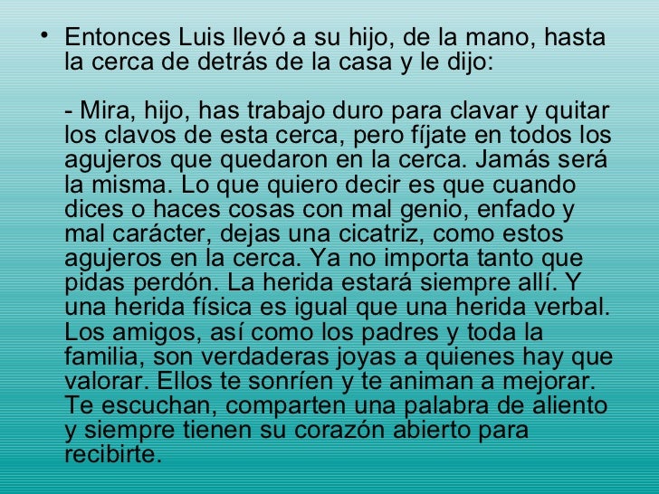 El niño y los clavos