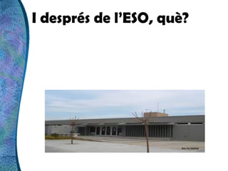 I després de l’ESO, què?
 