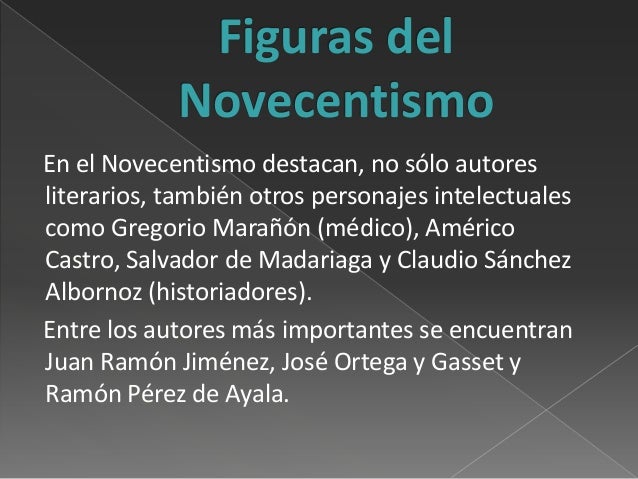 El Novecentismo o Generación del 14