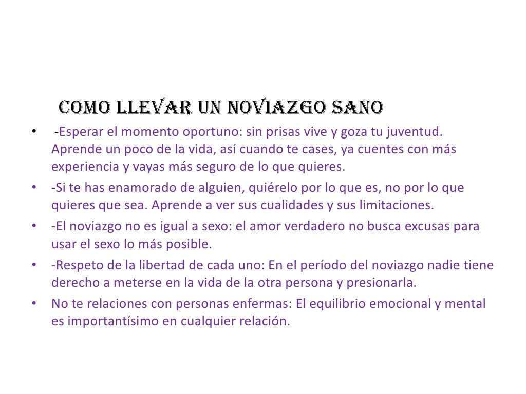 El noviazgo en la adolescencia