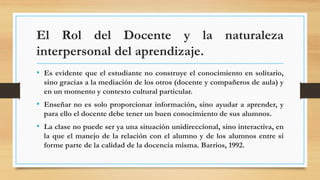 El Nuevo rol del Docente en la Educación Superior. | PDF