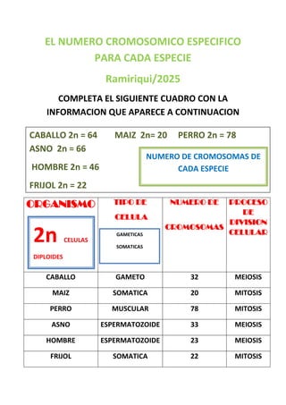 El numero cromosomico PDF