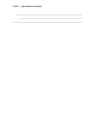 El NXT // Lego, Mindstorms education
 