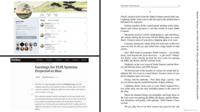 The Birth Of The Algorithmic Author NLG Systems As Tools And Agents