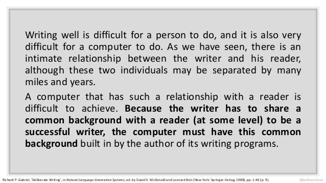 The Birth Of The Algorithmic Author NLG Systems As Tools And Agents