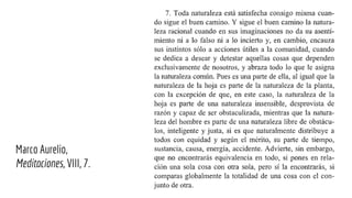 Marco Aurelio,
Meditaciones, VIII, 7.
 