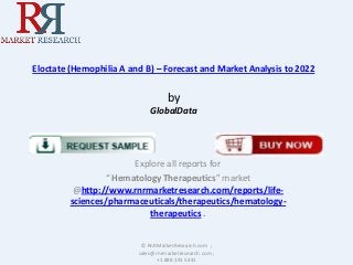 Eloctate (Hemophilia A and B) – Forecast and Market Analysis to 2022

by
GlobalData

Explore all reports for
“ Hematology Therapeutics” market
@http://www.rnrmarketresearch.com/reports/lifesciences/pharmaceuticals/therapeutics/hematologytherapeutics .
© RnRMarketResearch.com ;
sales@rnrmarketresearch.com ;
+1 888 391 5441

 