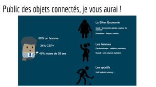 Public des objets connectés, je vous aurai !
 