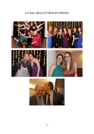 11
LE BAL DES LETTRES EN PHOTO
 