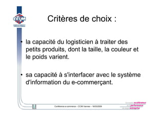E Logistique Ccim 16032009