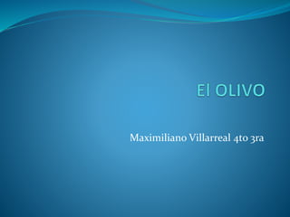 Maximiliano Villarreal 4to 3ra
 