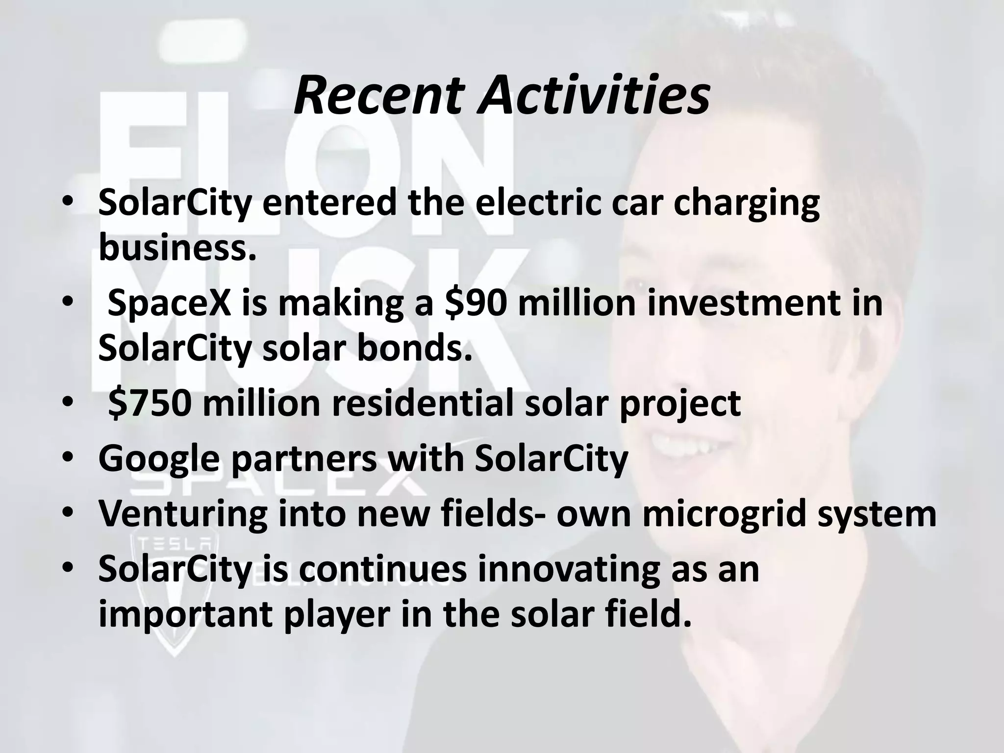 Elon Musk and his innovations | PPT