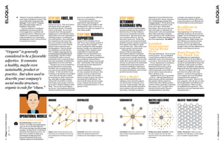 Altimeter Group has published several 
                                            must-reads, including the seminal “The          sTeP one: FirsT, do
                                                                                                                                            gives you an opportunity to effectively 
                                                                                                                                            write your own reputation.                       sTeP Three:
                                                                                                                                                                                                                                            diagramed several models that have 
                                                                                                                                                                                                                                            been embraced by various companies 
                                                                                                                                                                                                                                                                                          you begin your program in earnest. 
                                                                                                                                                                                                                                                                                          Answering them up front will not only 
                                            Career Path of the Corporate Social 
                                            Strategist” report and the “Program             no harM                                            You should also check with your 
                                                                                                                                            organization’s legal department.                 deTerMine                                      (See: “Social Strategy Getting Your 
                                                                                                                                                                                                                                            Company Ready”).  He has generously 
                                                                                                                                                                                                                                                                                          ensure the program runs efficiently, but 
                                                                                                                                                                                                                                                                                          it will also help you track performance.
                                            Plan: The Social media Center of 
                                            Excellence” blog article.
                                               From a practitioner’s standpoint, 
                                                                                            Primum non nocere.  First, do no harm.  
                                                                                            This phrase doesn’t only apply to 
                                                                                            the medical profession.  It’s equally 
                                                                                                                                            Some companies want staffers to add 
                                                                                                                                            disclaimers like “these words are my 
                                                                                                                                            own and do not reflect my employer” to 
                                                                                                                                                                                             reasonable KPis
                                                                                                                                                                                             You have to measure something bigger 
                                                                                                                                                                                                                                            contributed those structures to this 
                                                                                                                                                                                                                                            book, and we have “JESS3-ified” 
                                                                                                                                                                                                                                            their design. There are pros and cons         Recalibrate in
                                                                                                                                                                                                                                                                                           

                                            establishing a functional model for             vital to social media.   By now most            their online profiles.                           and more strategic than the number of          with each model, yet ultimately, the          Real Time
                                            social engagement is a political and            companies know that appropriate                                                                  Facebook Fans or Twitter Followers.            “Honeycomb” is the most aspirational.          Stop engineering. Get out there and 
                                            operational exercise.  Following is one 
                                            reliable way to operationalize social 
                                                                                            engagement in social channels creates 
                                                                                            opportunities across the organization’s         sTeP Two: Marshal
                                                                                                                                                                                             Sure you can, and should, track those 
                                                                                                                                                                                             tactical metrics.  The smart money says 
                                                                                                                                                                                                                                            Many high-performing companies 
                                                                                                                                                                                                                                            seem to gravitate to the Coordinated or 
                                                                                                                                                                                                                                                                                          participate. Be human. Be personal. Be 
                                                                                                                                                                                                                                                                                          engaged. And if something isn’t working, 
                                            media throughout your organization, 
                                            including tips on how to secure the buy-
                                            in necessary for success:
                                                                                            marketing, support, recruiting and 
                                                                                            even sales functions.  But surprisingly 
                                                                                            few companies are also aware that 
                                                                                                                                            suPPorTers
                                                                                                                                            Former US Vice President Al Gore 
                                                                                                                                                                                             your executives will love it.  But you 
                                                                                                                                                                                             also need to track more.  Decide what 
                                                                                                                                                                                             success metrics you are structured (and 
                                                                                                                                                                                                                                            “Dandelion” models, depending on the 
                                                                                                                                                                                                                                            size of the organization.  See sidebar.
                                                                                                                                                                                                                                             
                                                                                                                                                                                                                                                                                          don’t reengineer your entire model. 
                                                                                                                                                                                                                                                                                          Simply recalibrate. Slight changes over 
                                                                                                                                                                                                                                                                                          time will keep your program moving 
                                                                                            there are a number of activities that 
                                                                                            can land them in hot water with the 
                                                                                                                                            said, “If you want to go fast, go alone. If 
                                                                                                                                            you want to go far, go together.”  Great 
                                                                                                                                                                                             funded) to measure, and then crosscheck 
                                                                                                                                                                                             those against what is likely to satisfy        E
                                                                                                                                                                                                                                              stablish
                                                                                                                                                                                                                                                                                          forward.  Inertia is your opponent; 
                                                                                                                                                                                                                                                                                          momentum is your ally. Being nimble 
                                                                                            Federal Trade Commission (and                   words of wisdom for social strategists.          your executive team.   This is where your      Departmental                                  enough to make real-time adjustments is 
                                                                                            the blogosphere).  Step one should 
                                                                                            be to familiarize yourself with the 
                                                                                                                                            Because virtually every department is 
                                                                                                                                            a beneficiary of the company’s social 
                                                                                                                                                                                             executive sponsor can lend a hand.
                                                                                                                                                                                                Although what each company                  “Social Media                                 the key to your long-term success. 
                                                                                                                                                                                                                                                                                           
    “Organic” is generally                                                                  FTC’s “Guides Concerning the Use 
                                                                                            of Testimonials and Endorsements 
                                                                                                                                            media efforts, it’s important that 
                                                                                                                                            multiple voices are heard before you 
                                                                                                                                                                                             measures will vary depending on 
                                                                                                                                                                                             their business objectives and degree 
                                                                                                                                                                                                                                            SLAs”
                                                                                                                                                                                                                                            You’ve got staff trained.  You’ve secured     Don’t Forget To
    considered to be a favorable                                                            in Advertising,” and then conduct               build your model.  Start by creating a           of social media involvement, following         a senior sponsor.  You’ve established         Say Thank You
                                                                                            a workshop for staff so everyone                SWAT team consisting of representatives          are some areas to consider monitoring:         a social business model that reflects         Reconfiguring your organization’s 
                                                                                            understands what is expected of them            from marketing, communications,                  number of new leads captured via social        stakeholder needs. You’ve listened and        “social” structure to be more efficient 
    adjective. It connotes                                                                  when they participate on behalf of the 
                                                                                            organization across the social Web.
                                                                                                                                            product, support, human resources and 
                                                                                                                                            sales.  Each member of the team should 
                                                                                                                                                                                             media, lift in search rank for key terms, 
                                                                                                                                                                                             increase in awareness in the media (both 
                                                                                                                                                                                                                                            you’ve given. Now it’s time for the “ask.”
                                                                                                                                                                                                                                               If every department is a beneficiary 
                                                                                                                                                                                                                                                                                          and agile is not only hard work for you, it 
                                                                                                                                                                                                                                                                                          can also be uncomfortable for those who 
    a healthy, maybe even                                                                      Though it may sound contradictory, 
                                                                                            it’s also important to avoid scaring 
                                                                                                                                            be an advocate for their department’s 
                                                                                                                                            particular objectives.
                                                                                                                                                                                             traditional and social), improvement 
                                                                                                                                                                                             in customer satisfaction, reduction of 
                                                                                                                                                                                                                                            of social engagement, then every 
                                                                                                                                                                                                                                            department needs to play a role in 
                                                                                                                                                                                                                                                                                          participate. It takes people out of their 
                                                                                                                                                                                                                                                                                          comfort zone. Translation: some eggs are 
                                                                                            off staffers who are inclined to join              It’s also essential that you secure an        customer churn, addition of new ideas          organized participation. Without              going break before this omelette is served.
    sustainable, product or                                                                 your cause, but are fearful of making 
                                                                                            a mistake.  To this end, think of your 
                                                                                                                                            executive champion for the initiative.  
                                                                                                                                            At some companies the presence of an 
                                                                                                                                                                                             for product development, and, of course, 
                                                                                                                                                                                             growth in top-line revenue. 
                                                                                                                                                                                                                                            content and people, social media is a 
                                                                                                                                                                                                                                            racecar with an empty tank and no 
                                                                                                                                                                                                                                                                                            Be sure to recognize, cheer and 
                                                                                                                                                                                                                                                                                          learn from the earliest of the early 
    practice. But when used to                                                              workshop as “guardrails, not red lights” 
                                                                                            – show them the safe path to follow 
                                                                                                                                            executive sponsor is required to get 
                                                                                                                                            staff buy-in; at others, the executive 
                                                                                                                                                                                              
                                                                                                                                                                                              
                                                                                                                                                                                                                                            driver. All show, no go.
                                                                                                                                                                                                                                               Establish Service Level Agreements 
                                                                                                                                                                                                                                                                                          adopters – you know, those people in 
                                                                                                                                                                                                                                                                                          your company who were off building 
                                                                                                                                                                                             Pick a Model
    describe your company’s
                                                                                            for social success.  Share constructive         sponsor is easier to secure once there’s                                                        – or SLAs – with each department. In          communities before policies or 
                                                                                            tips, make light of benign mistakes,            a groundswell of staff interest.  You            Once you have heard from your                  which networks will they participate?         guidelines ever existed.  These are the 
                                                                                            and provide role models to emulate.             need to decide what’s the best strategy          colleagues and received the support            How quickly will they respond on              true vanguards. After all, they are truly 
    social media structure,                                                                 Don’t forget to give people a reason to 
                                                                                            get involved.  Remind colleagues of the 
                                                                                                                                            at your company, but because social 
                                                                                                                                            media is a horizontal channel, a C-level 
                                                                                                                                                                                             of a top executive, it’s time for you to 
                                                                                                                                                                                             earn your “social strategist” title and 
                                                                                                                                                                                                                                            Twitter? How often will they produce 
                                                                                                                                                                                                                                            content? Is there a particular community 
                                                                                                                                                                                                                                                                                          the thought leaders and influencers in 
                                                                                                                                                                                                                                                                                          your organizations.  Make sure they 

    organic is code for “chaos.”                                                            adage, “You are who search engines 
                                                                                            say you are,” and emphasize that being 
                                                                                            actively involved across social channels 
                                                                                                                                            sponsor is vital.                                determine which operational model is 
                                                                                                                                                                                             most consistent with your objectives 
                                                                                                                                                                                             and culture.  Jeremiah Owyang has 
                                                                                                                                                                                                                                            they want to “own”? Are there others 
                                                                                                                                                                                                                                            that don’t fit their needs? These are 
                                                                                                                                                                                                                                            essential questions to ask before 
                                                                                                                                                                                                                                                                                          are applauded and empowered.  They 
                                                                                                                                                                                                                                                                                          may just be your most important assets 
                                                                                                                                                                                                                                                                                          moving forward. 




                                                                                      ORGANIC
                                                                                        organic                                             cenTralized
                                                                                                                                               CENTRALIZED
                                                                                                                                                                                                   COORDINATED
                                                                                                                                                                                             coordinaTed                                    MulTiPle hub & sPoKe                           HOLISTIC “HONEYCOMB
                                                                                                                                                                                                                                                                                          holisTic “honeycoMb”
                                                                                                                                                                                                                                            “dandelion”SPOKE “DANDELION”
                                                                                                                                                                                                                                            MULTIPLE HUB &
Eloqua Social Media ProBook




                                            oPeraTional Models




                                                                                                                                                                                                                                                                                                                                                Eloqua Social Media ProBook
                                            By Jeremiah Owyang
                                            Jeremiah Owyang is a partner with
                                            Altimeter Group (http://www.altimetergroup.
                                            com/). He also runs the highly influential                                                       Centralized: Notice that a central
                              TweeT This!




                                            Web-Strategy blog (http://www.Web-strategist.                                                    group initiates and represents busi-
                                            com/blog/). We thank him for contributing hisOrganic: Notice that the dots (those using ness units, funneling up the social
                                                                                                                                                                                                                                                Multiple hub & spoke “Dandelion” notice how
                                            Operational Model illustrations with us. The social tools) are inconsistent in size and one
                                                                                             Organic: Notice that the dots (those using     Centralized: Notice that a central group         Coordinated: Notice how a central a central
                                                                                                                                                                                               Coordinated: Notice how group will           Multiple hub & spoke “Dandelion”: Notice        Holistic “Honeycomb”: Notice how each
                                                                                                                                             strategy to one group.                                                                          each business unit may have semi-autonomy     Holistic “Honeycomb” notice how each individual
                                            full content is available here (http://www.                                                     initiates and represents business units,
                                                                                         set social tools) are inconsistentdirectly connected
                                                                                             of employees are not in size and one                                                            help to provide an equal experience to other   how each business unit may have semi-           individual in the organization is social enabled,
                                                                                                                                                                                               group will help to provide an equal           with an over arching tie back to a central group.
                                                                                                                                                                                                                                                                                           in theaorganization is social enabled, yet in a
                                            Web-strategist.com/blog/2010/04/15/              set of employees are not directly connected
                                                                                         to others.                                         funneling up the social strategy to one group.   business units.                                autonomy with an over arching tie back to a     yet in consistent, organized pattern.
                                            framework-and-matrix-the-five-ways-              to others.                                                                                          experience to other business units.        central group.                                 consistent, organized pattern.
                                            companies-organize-for-social-business/).
8




                                                                                                                                                                                                                                                                                                                                                9
 