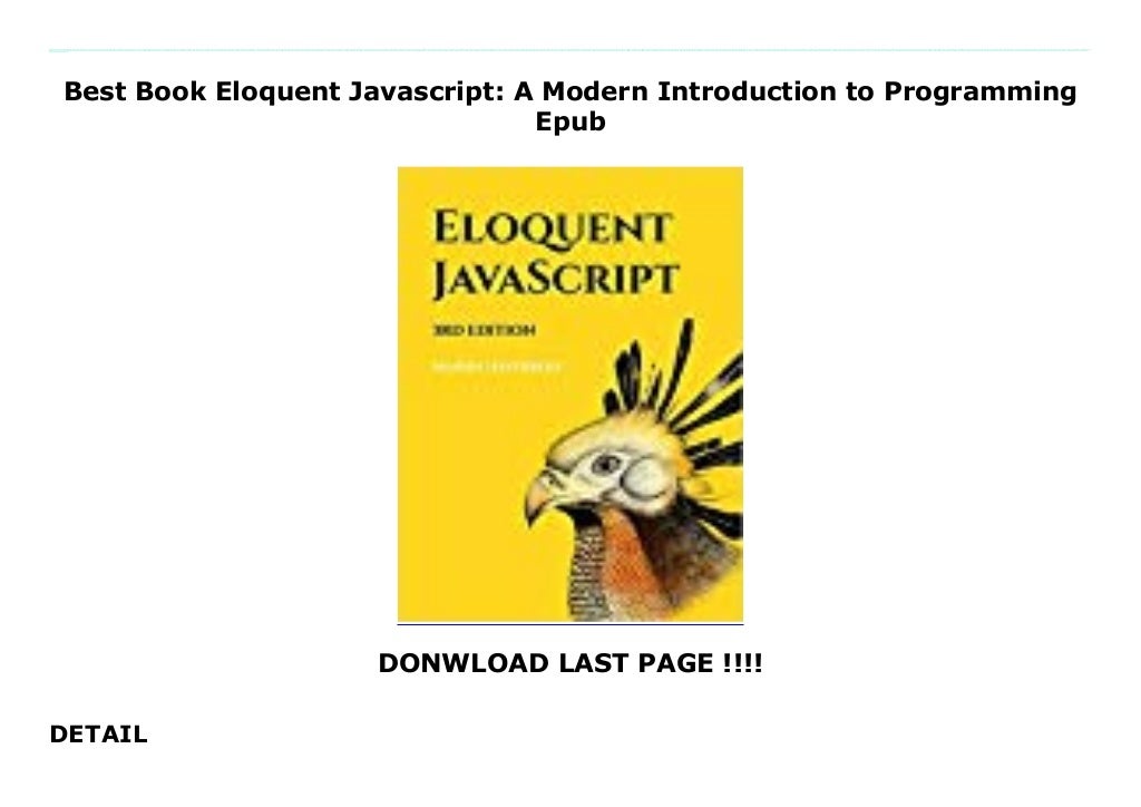 E Book Eloquent Javascript A Modern Introduction To Programming Epub E Book Eloquent Javascript A Modern Introduction To Programming Epub