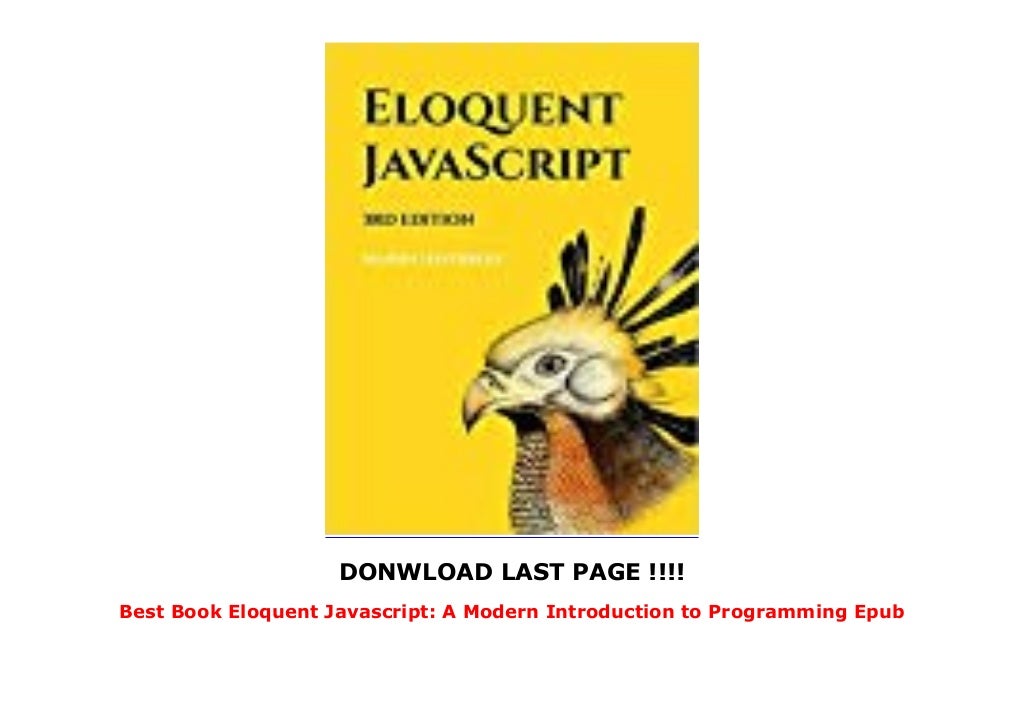 Eloquent javascript 4th edition - felikfolio