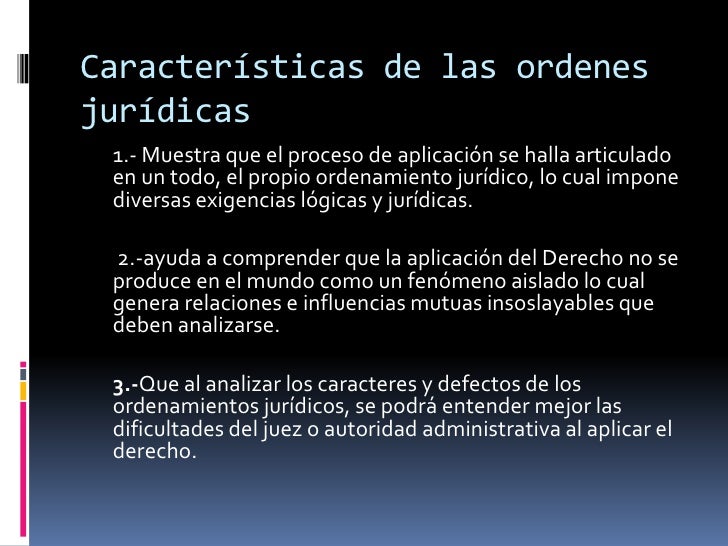 El ordenamiento juridico