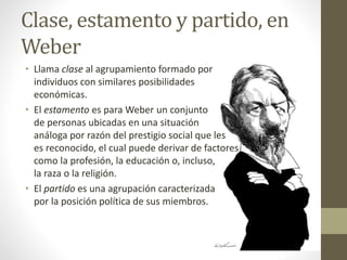 Weiber Raza El orden social, Ciencias Políticas | PPTX