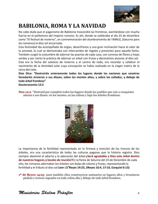 El origen de la navidad | PDF