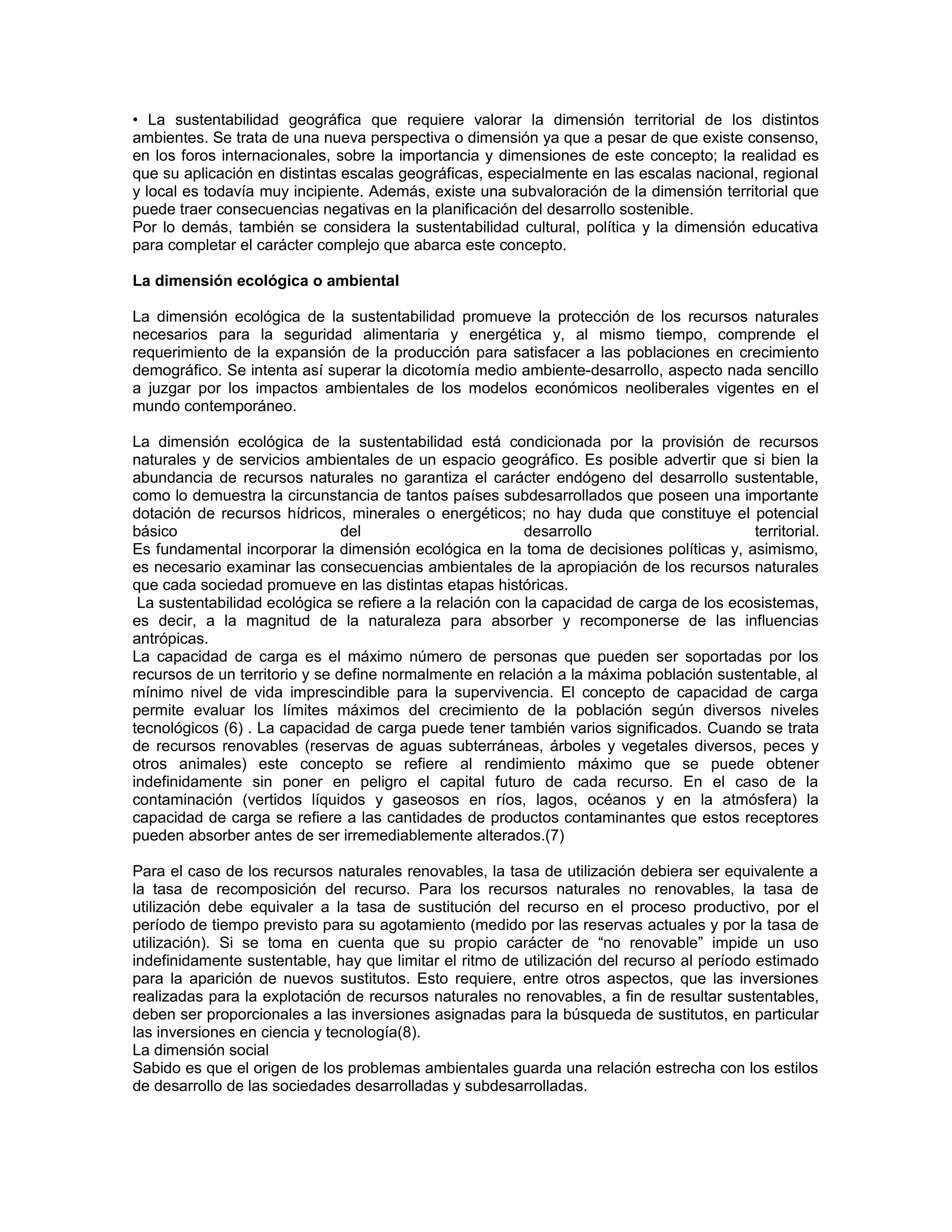 Equivaler El origen de la sustentabilidad | DOC