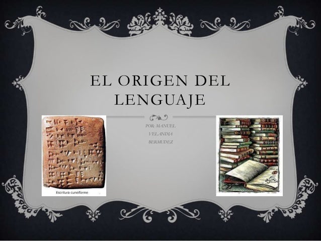 El origen del lenguaje