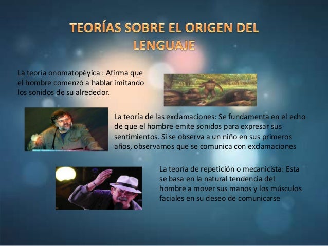 El origen del lenguaje
