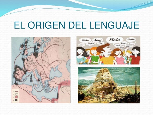 El origen del lenguaje