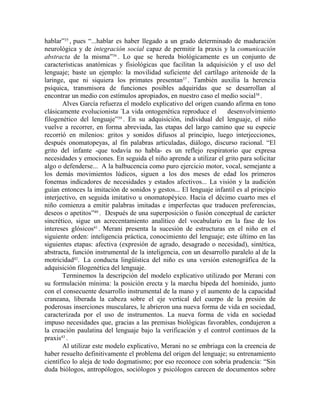 Mano Merani El origen del lenguaje. j.m. briceño guerrero | PDF