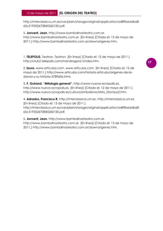 El origen del teatro