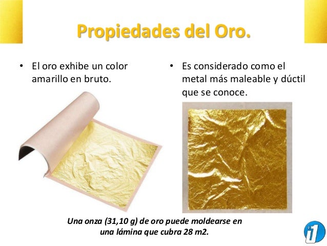 El ORO Características y Extracción Minera