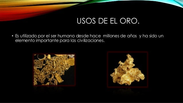 El oro (mineral)