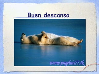 Buen descanso   www.jorgeluis77.tk 