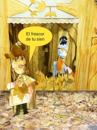 El frescor
de tu sien
 