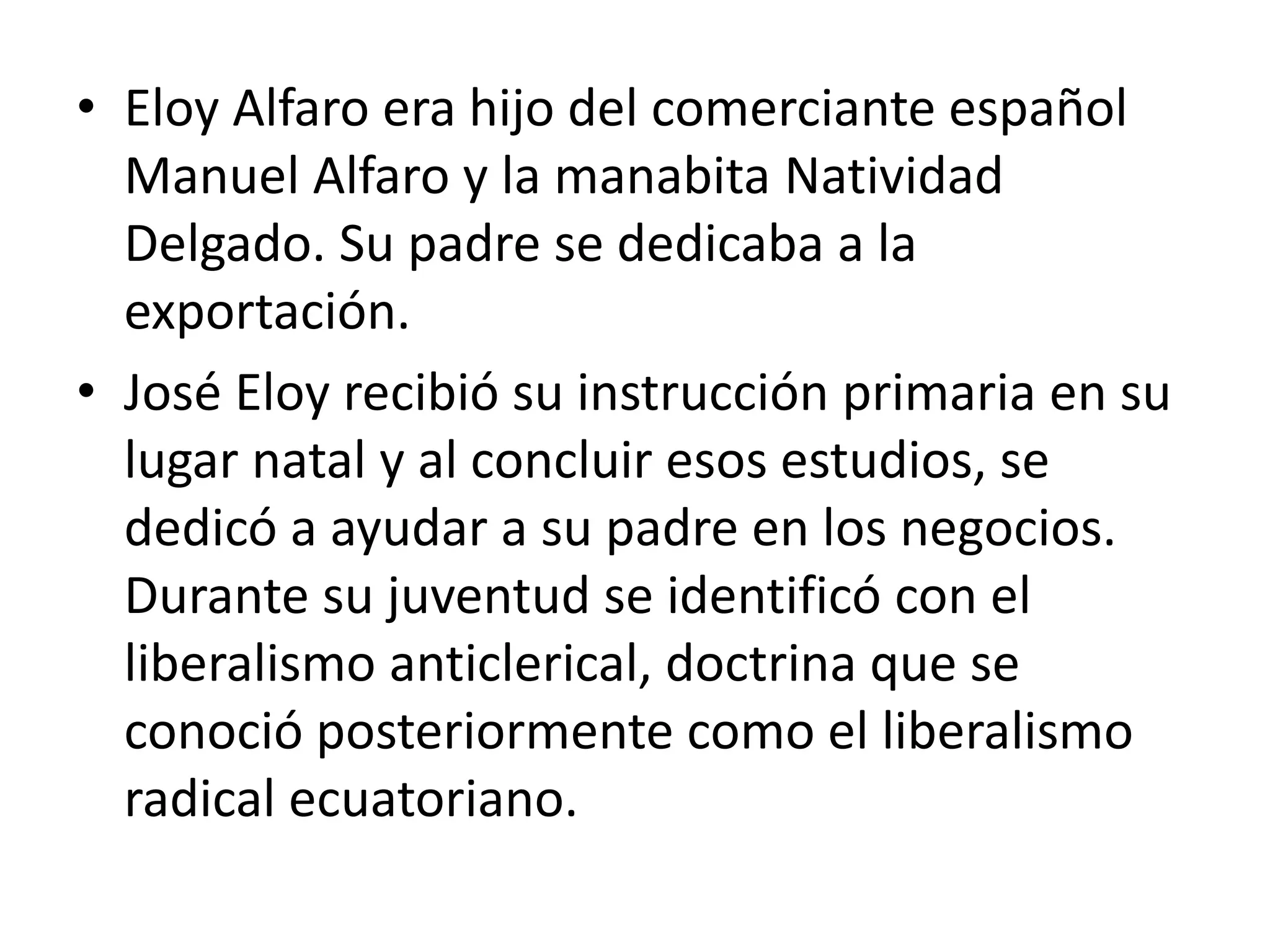 Eloy alfaro