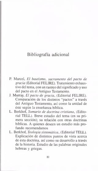 El pacto de gracia w. hendriksen | PDF