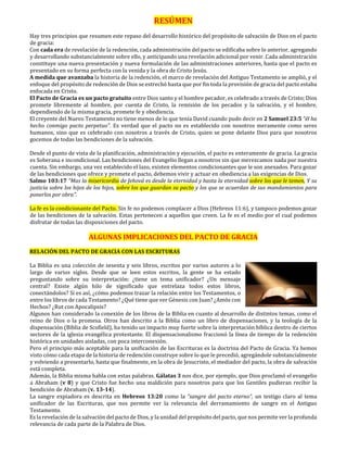 EL PACTO DE GRACIA | PDF