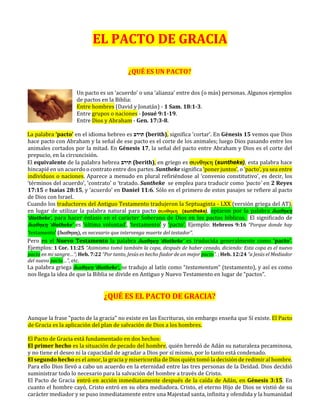 EL PACTO DE GRACIA | PDF