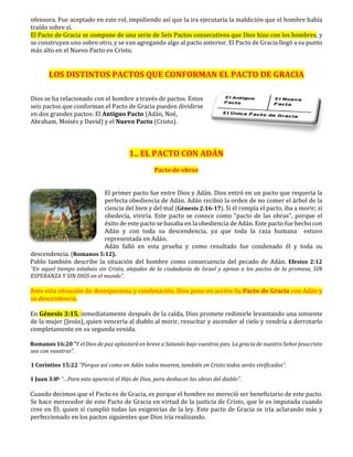 EL PACTO DE GRACIA | PDF